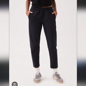 Outdoor Voices RecTrek Straight Leg Pants Elastic Pull On Black 26" Size S Small
